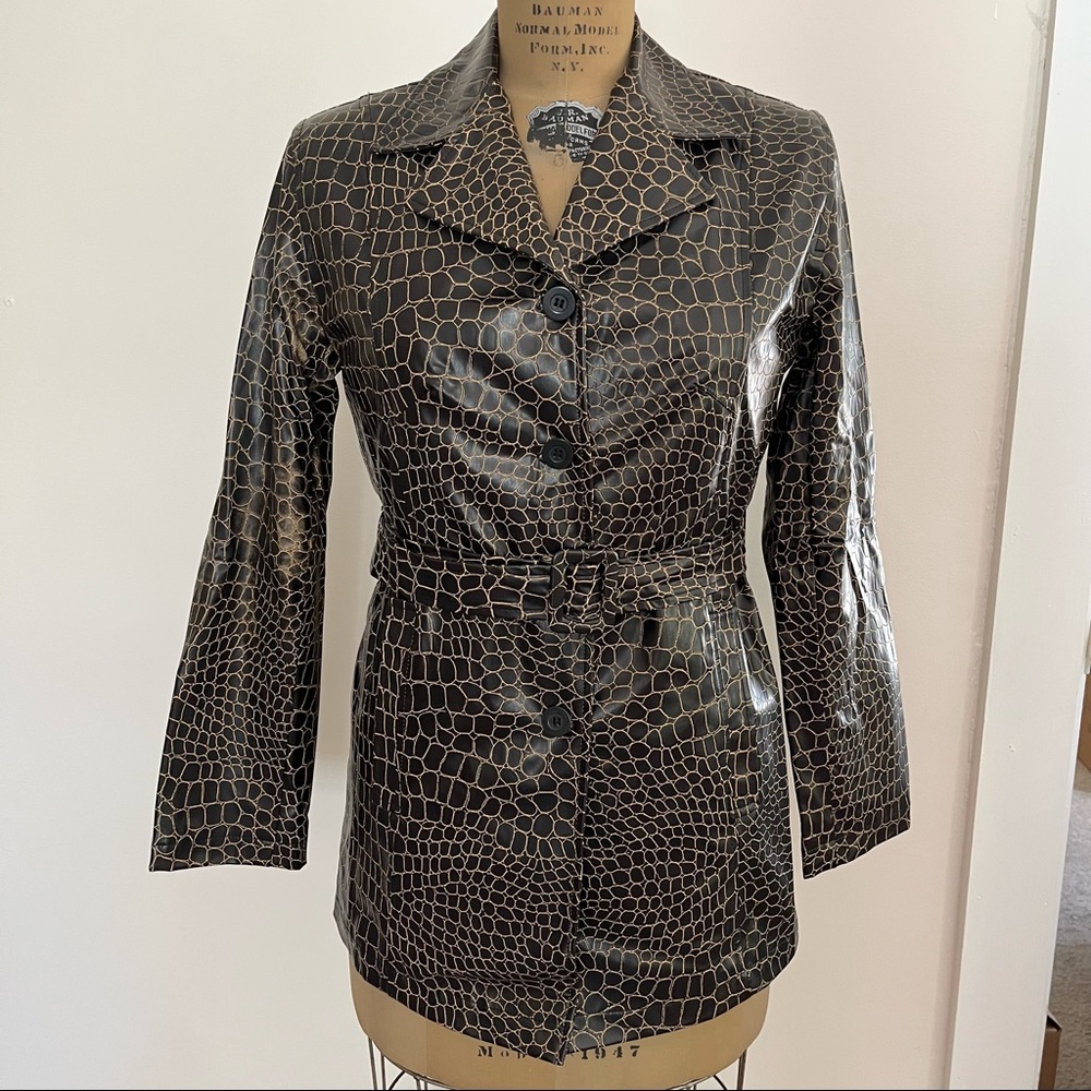 Vintage Dollhouse Outerwear Belted Trench Coat